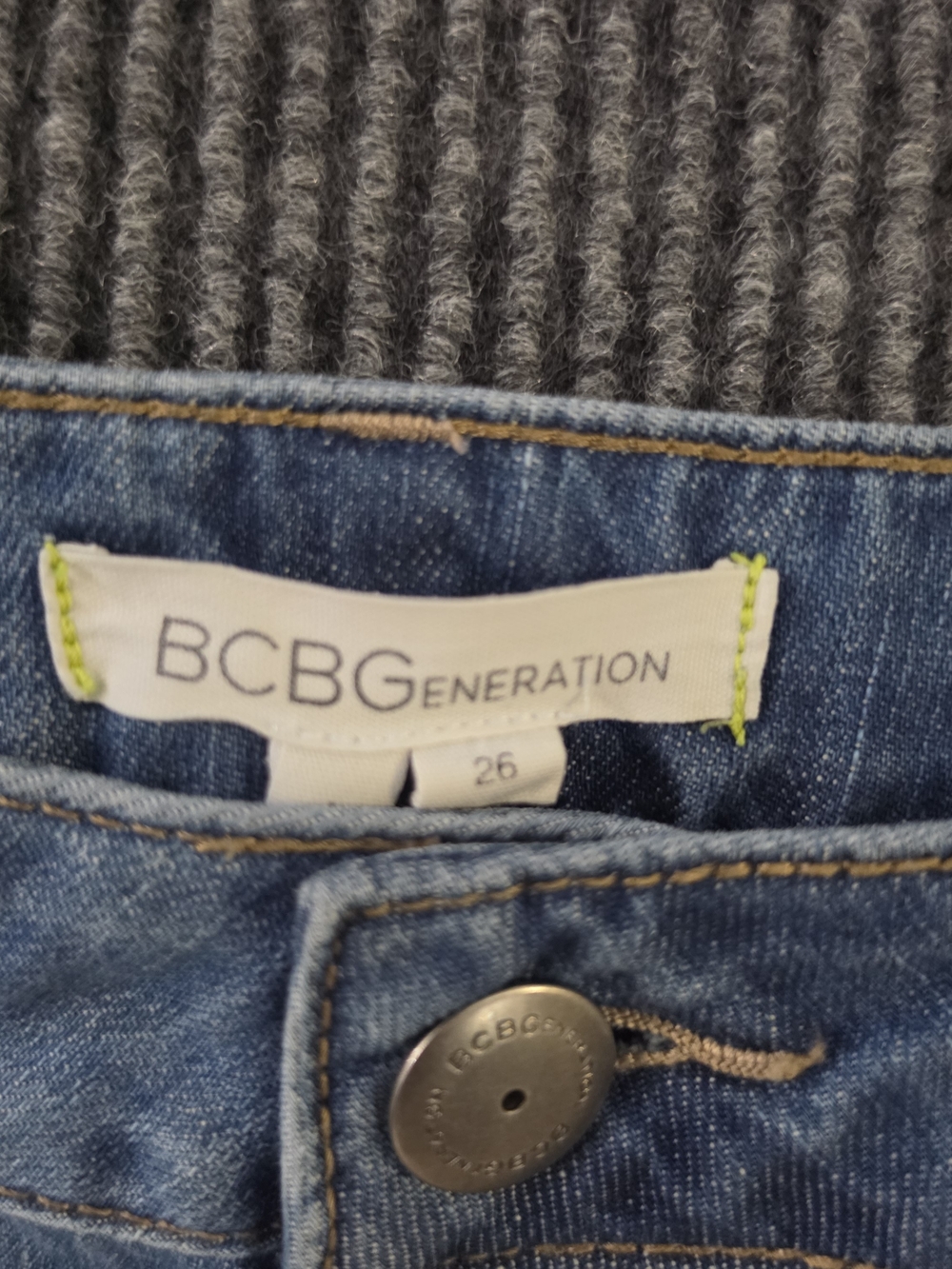 BCBGeneration Light Blue Ripped Skinny Jeans - Picture 2 of 4